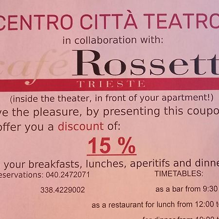 Centro Citta Teatro Hotel Trieste Exterior photo