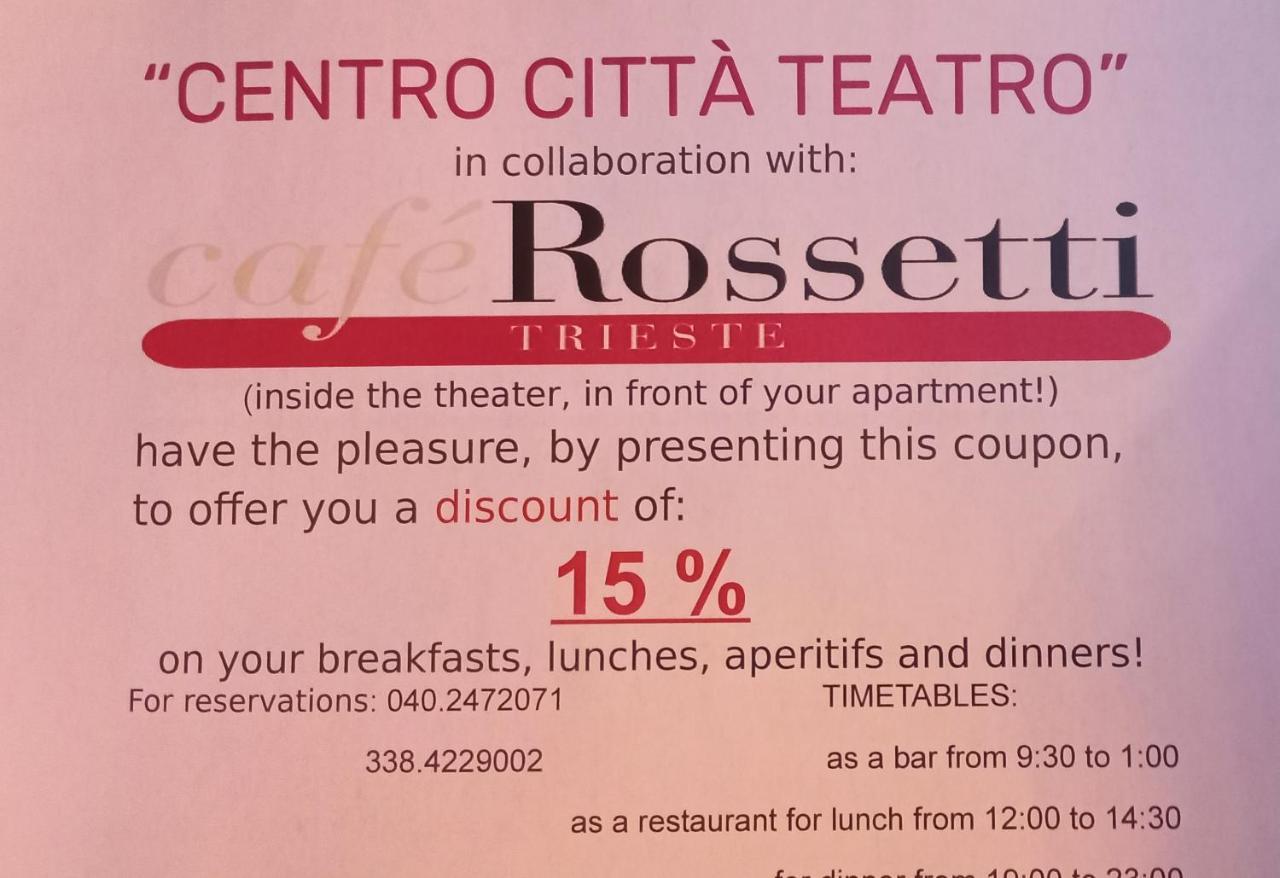 Centro Citta Teatro Hotel Trieste Exterior photo